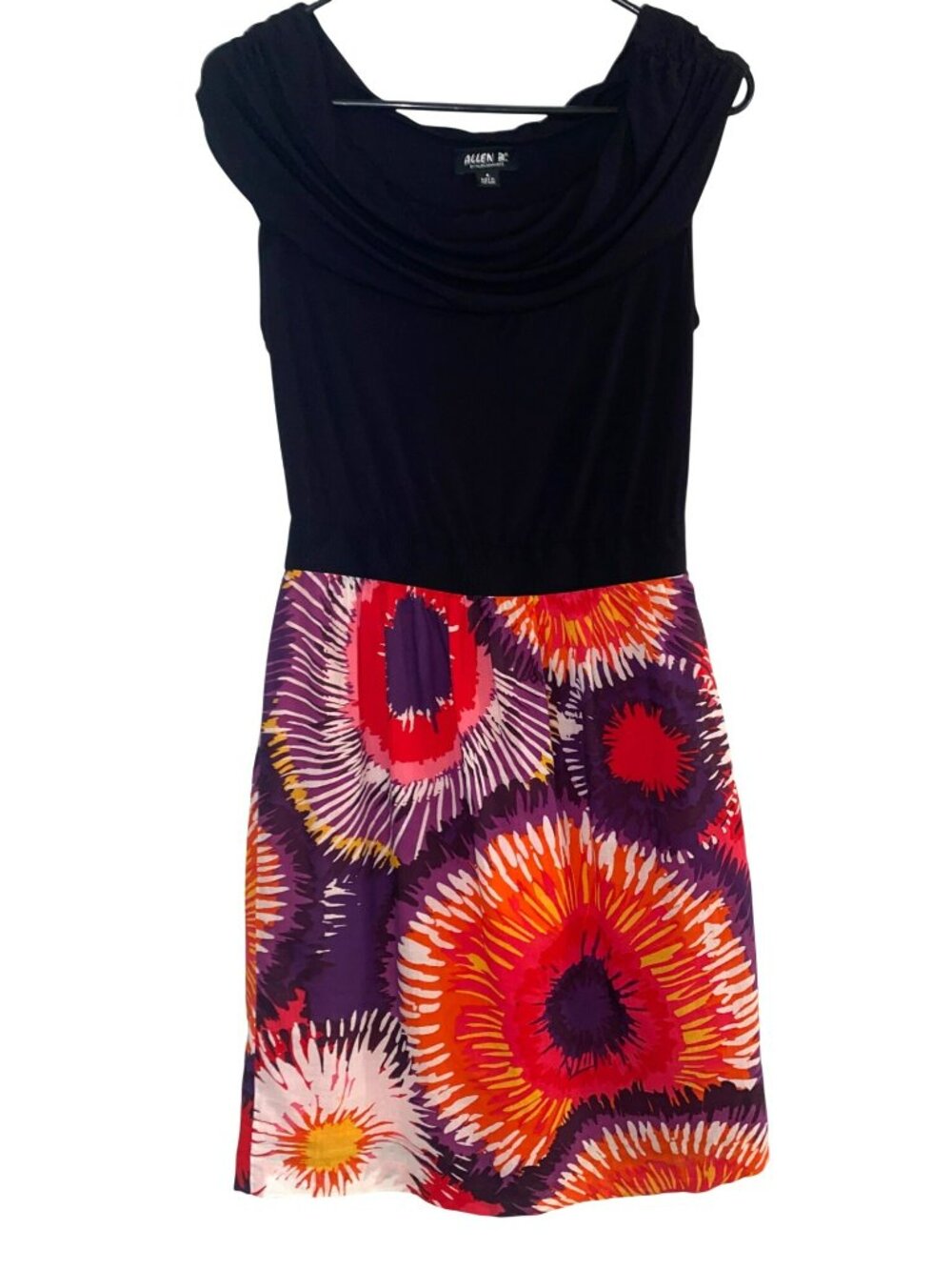 Allen B. By Allen Schwartz Multicolor Sundress With Cowl Neckline Size 4